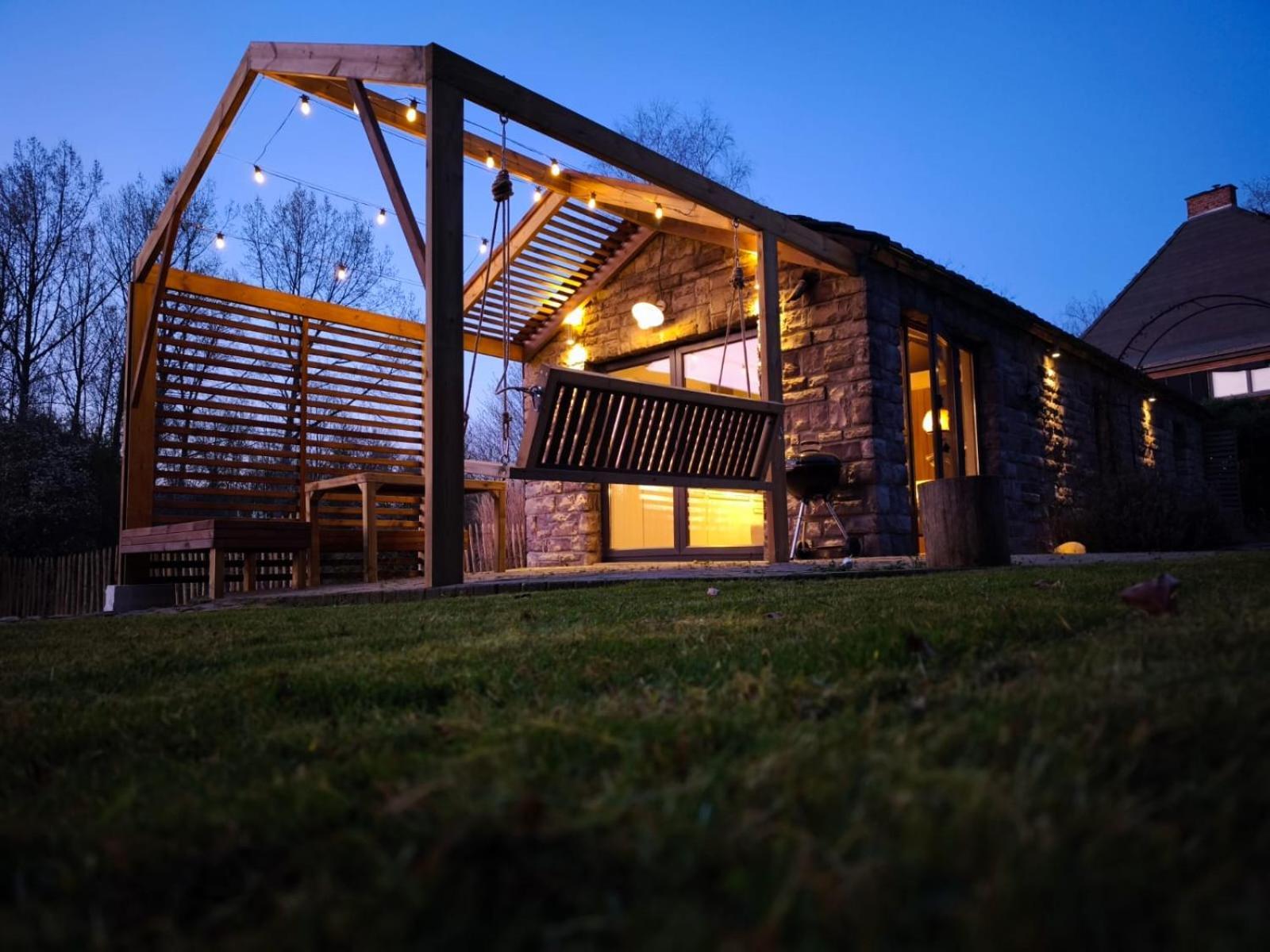 Out & Lodge Les Spirous Les Géronsarts Buitenkant foto